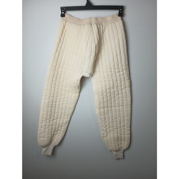 Vintage 1970s Quilted Thermal Liner Pants Men's Size Medium Made in USA - Picture 6 of 6